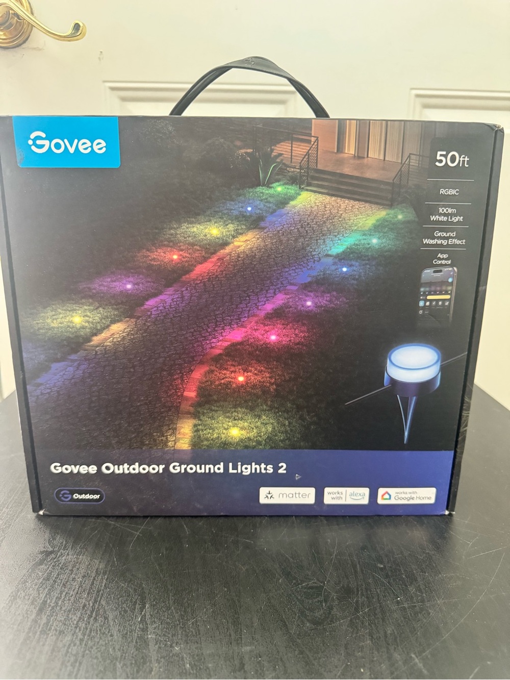 Govee Outdoor Ground Lights 2 (50ft) – Model H7052 – RGBIC Smart Landscape Light